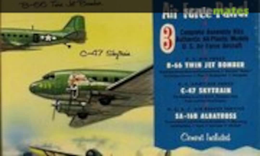 1:82 B-66 TWIN JET Bomber / C-47 SKYTRAIN / SA-16B ALBATROSS (Monogram MGP-7)