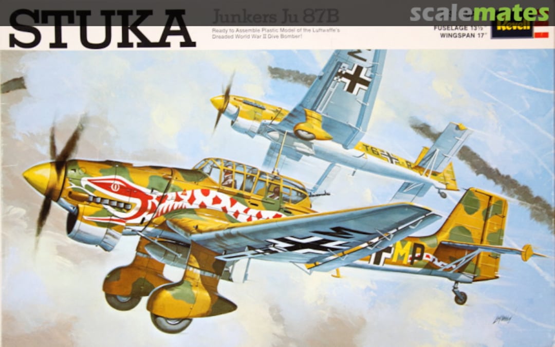 Boxart Stuka Junkers Ju 87B H-298 Revell Boxart Stuka Junkers Ju 87B H-298 Revell