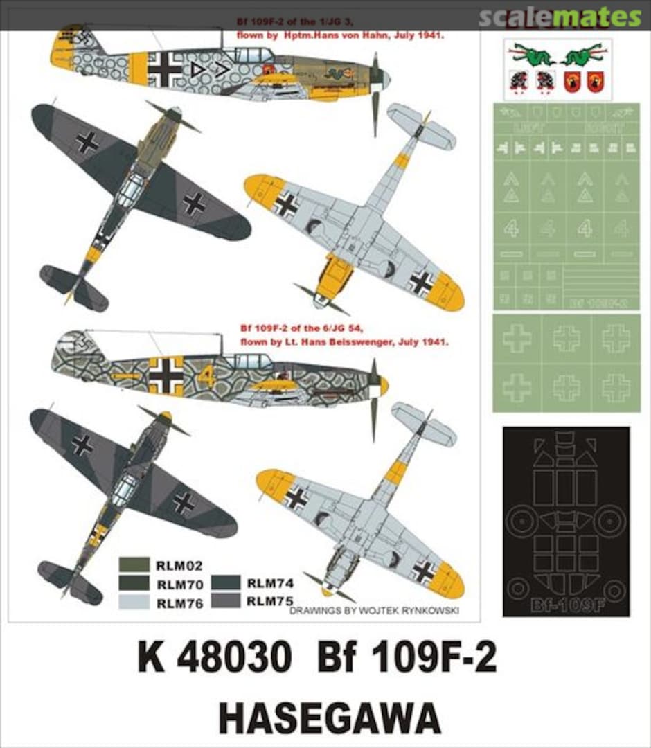 Boxart Bf 109F-2 K48030 Montex Boxart Bf 109F-2 K48030 Montex