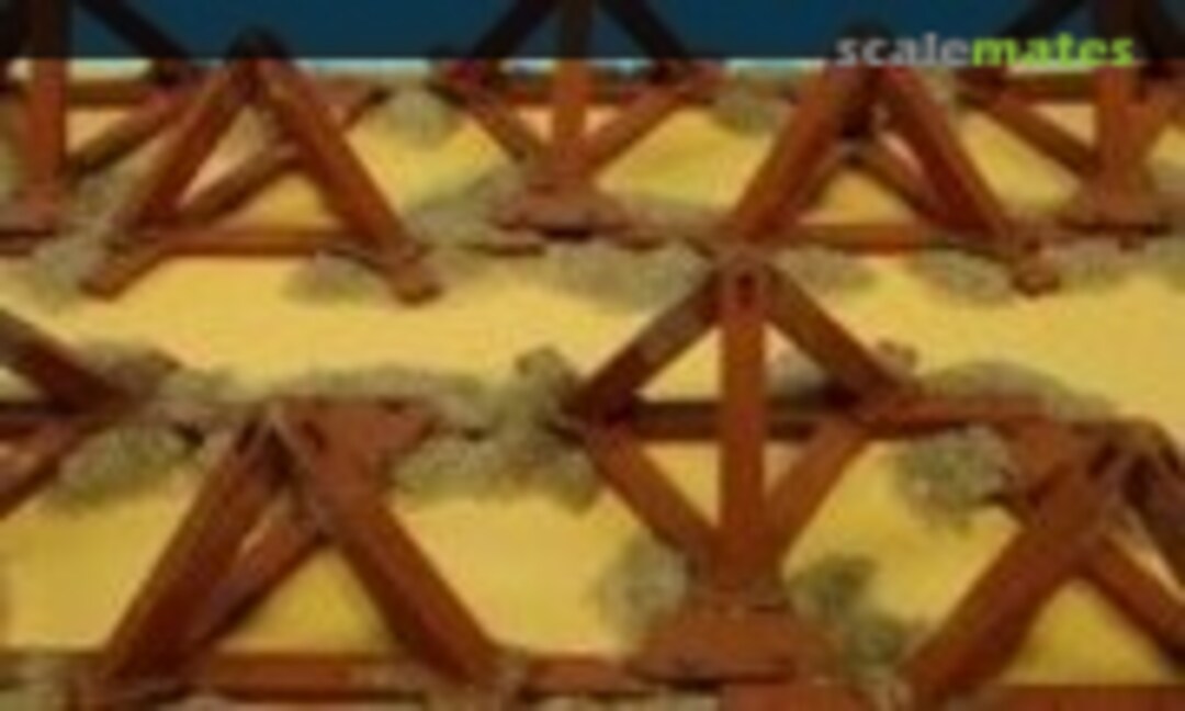 1:35 Tetrahedra Anti-Tank Obstacles (10 Pcs.) (Accurate Armour FF35002) FF35002