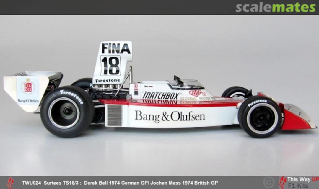 Boxart Surtees-Ford TS16-3 "Hi Fi Bang & Olufsen" TWU 024 This Way Up Boxart Surtees-Ford TS16-3 "Hi Fi Bang & Olufsen" TWU 024 This Way Up