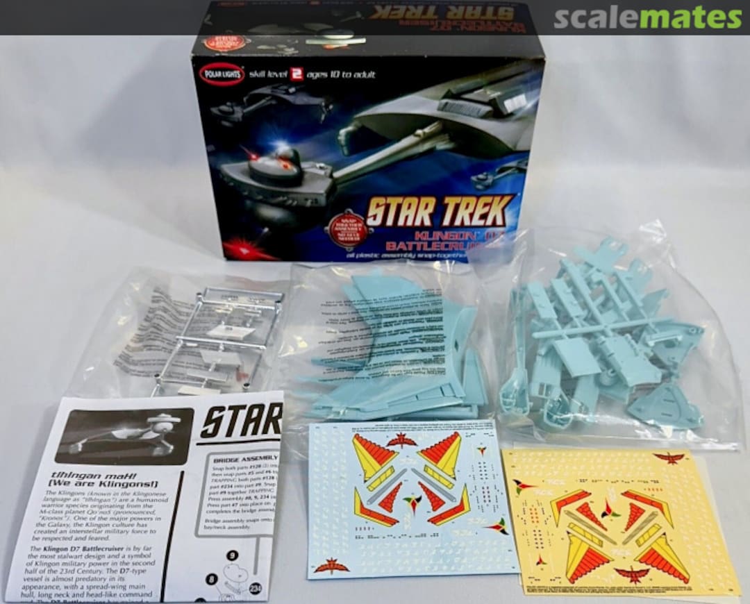 Contents Klingon D7 Battlecruiser 806 Polar Lights Contents Klingon D7 Battlecruiser 806 Polar Lights