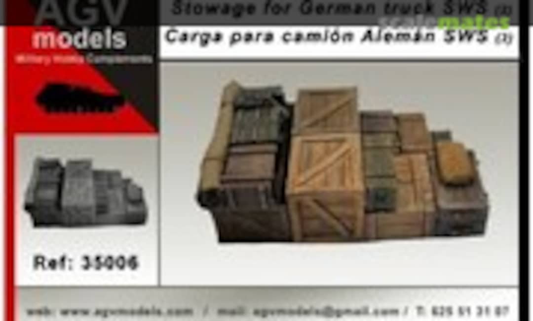 1:35 Stowage for vehicle SWS (AGV Models 35006) 35006