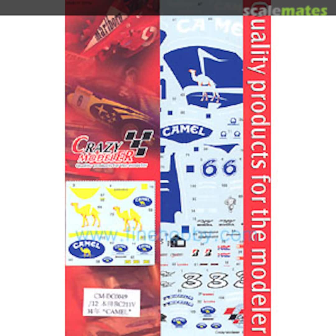 Boxart Honda RC211V Camel '04 DC0049 Crazy Modeler Boxart Honda RC211V Camel '04 DC0049 Crazy Modeler