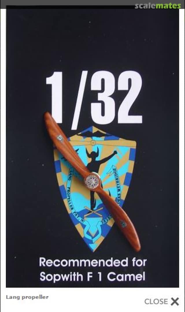 Boxart Lang 2-Blade Propeller P3210 LF Models Boxart Lang 2-Blade Propeller P3210 LF Models