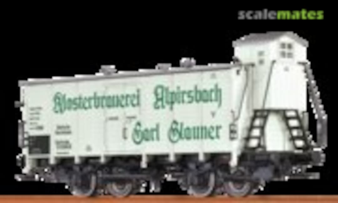 Covered freight car &quot;Klosterbrauerei Alpirsbach&quot; DRG (Brawa 48267)