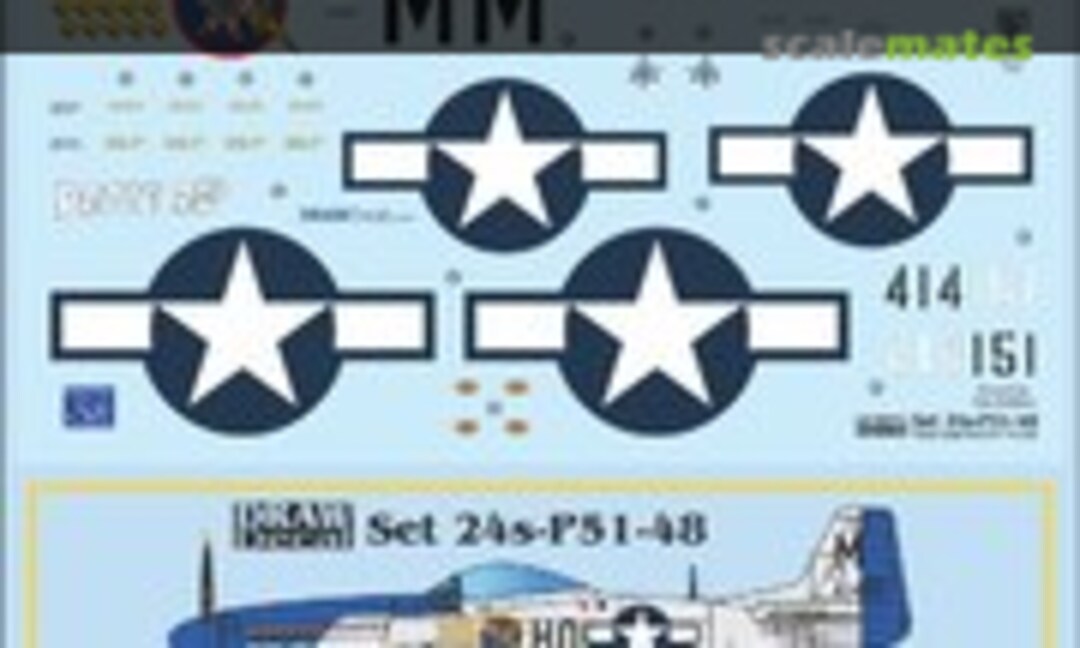1:24 P-51D "Petie 2nd" N5427V (Draw Decal 24-P51-48) 24-P51-48