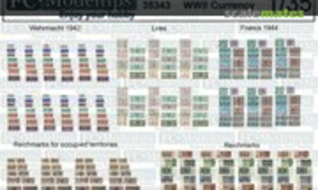 1:35 WWII currency (FC Modeltips 35343) 35343