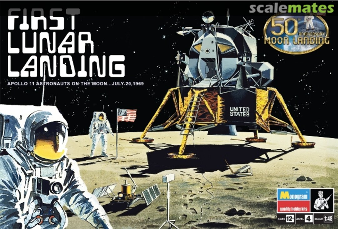 Boxart First Lunar Landing 85-5094 Monogram