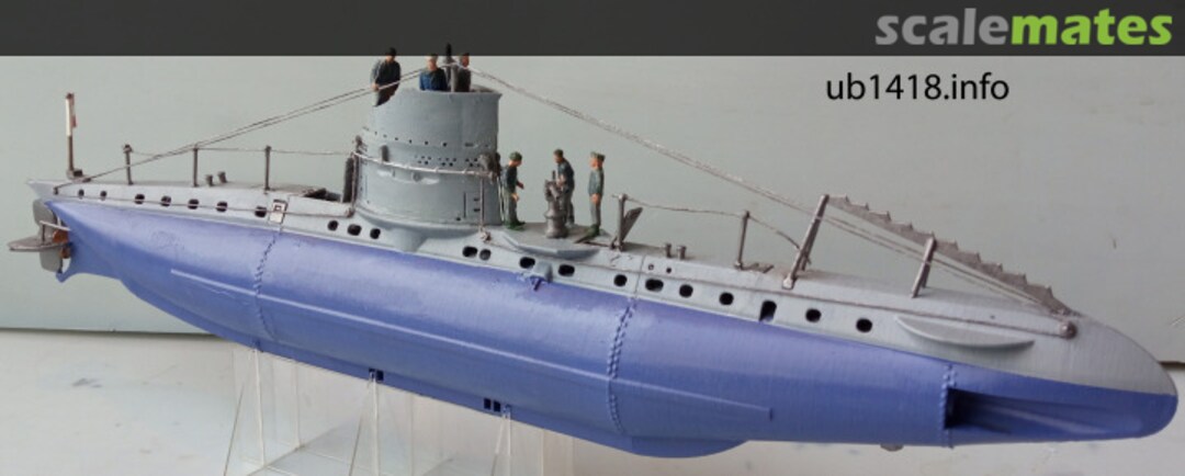 Boxart German UB I class uboat 1915-1918, Austro-Hungarian version. 0010 ub1418 Boxart German UB I class uboat 1915-1918, Austro-Hungarian version. 0010 ub1418