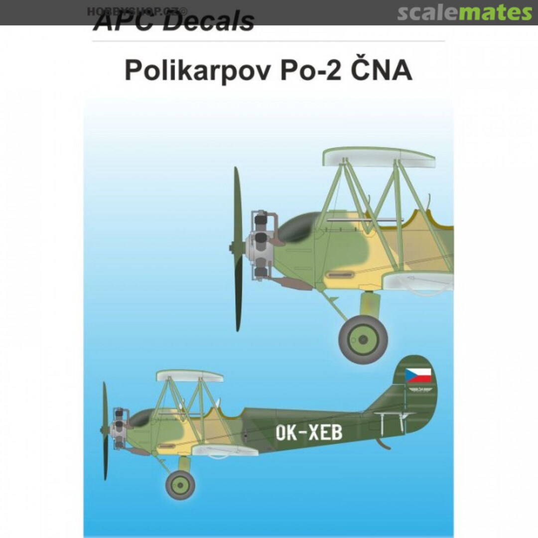 Boxart Polikarpov Po-2, ČNA APC48136 APC Decals