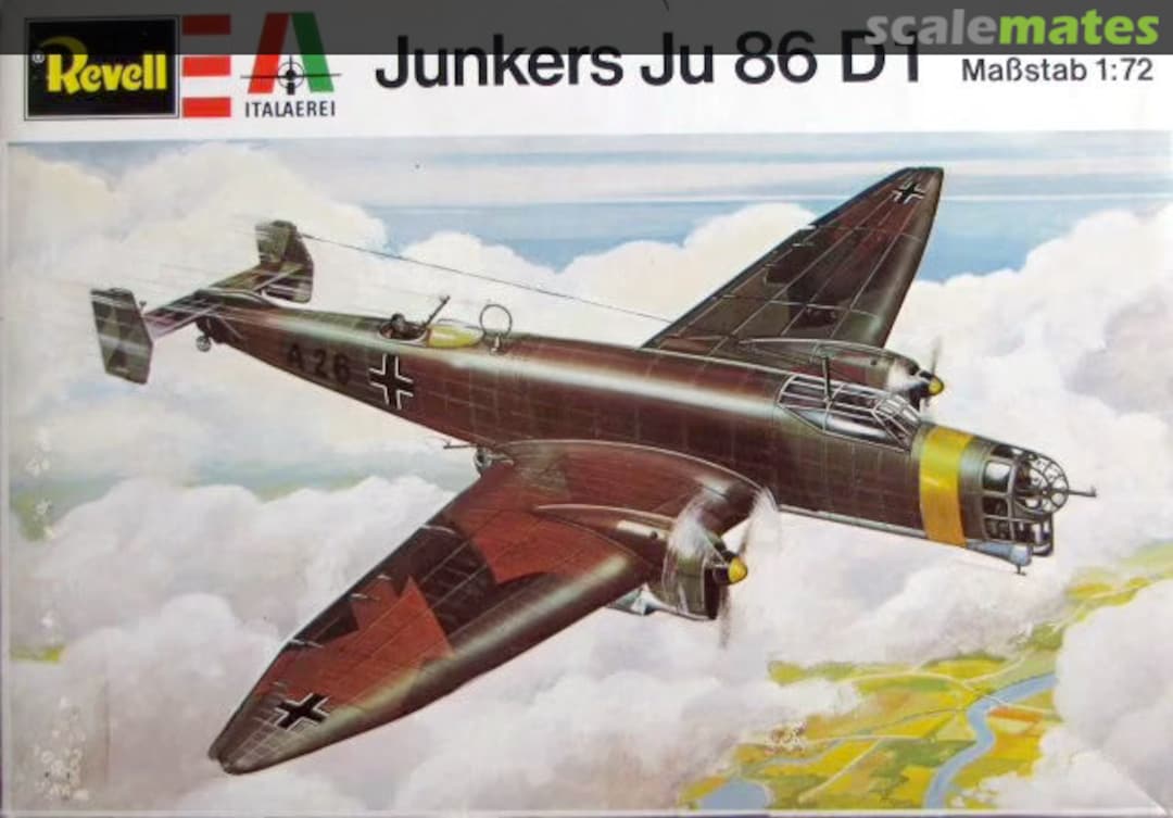 Boxart Junkers Ju 86 D1 H-2009 Revell/Italaerei Boxart Junkers Ju 86 D1 H-2009 Revell/Italaerei