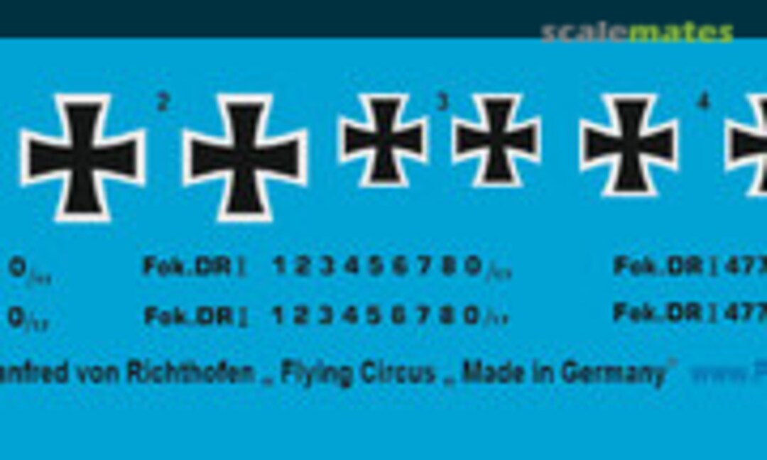 1:72 Fokker Dr. I Manfred von Richthofen " Flying Circus" (Peddinghaus-Decals 72 3709) 72 3709