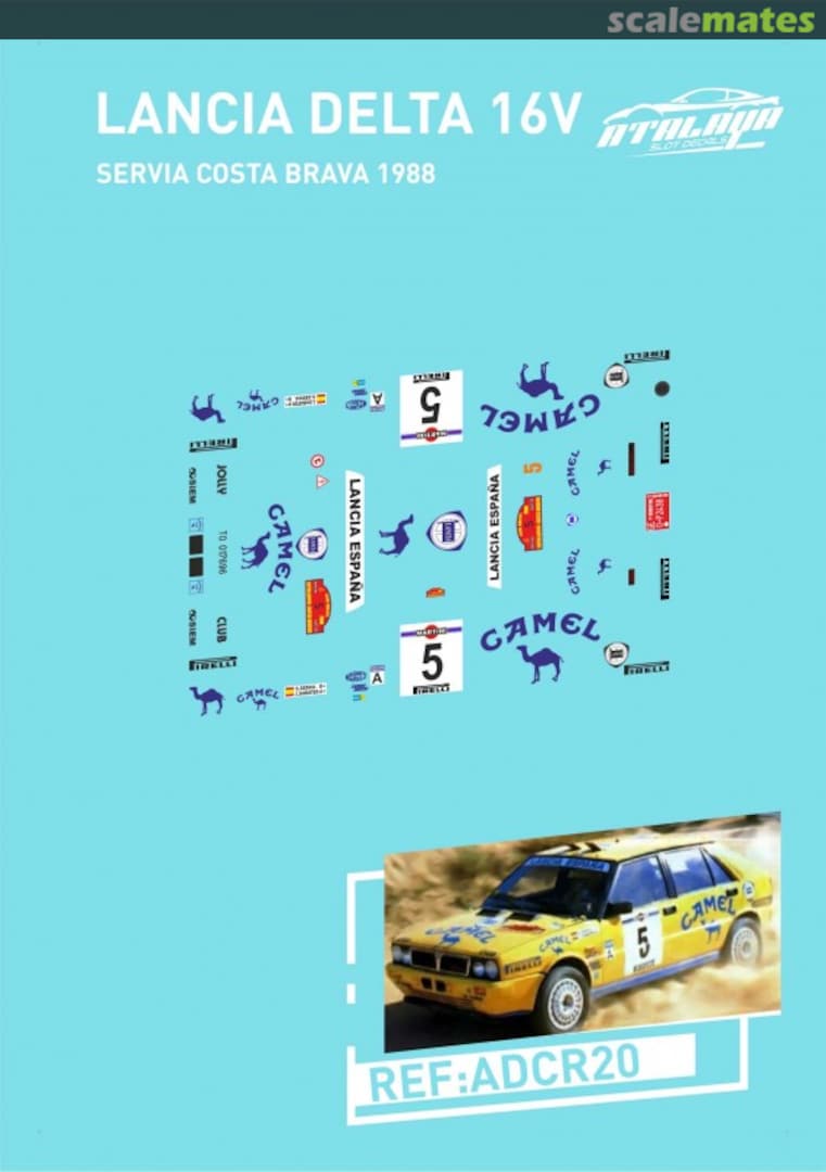 Boxart Lancia Delta HF 4WD "CAMEL" ADCR20 Atalaya Slot Decals Boxart Lancia Delta HF 4WD "CAMEL" ADCR20 Atalaya Slot Decals