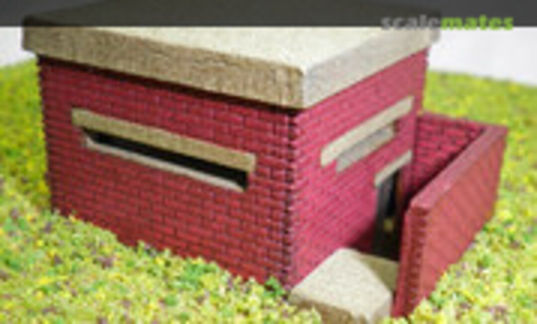 WWII Pill box kit (with underground entrance) (Ancorton Models OODP1)