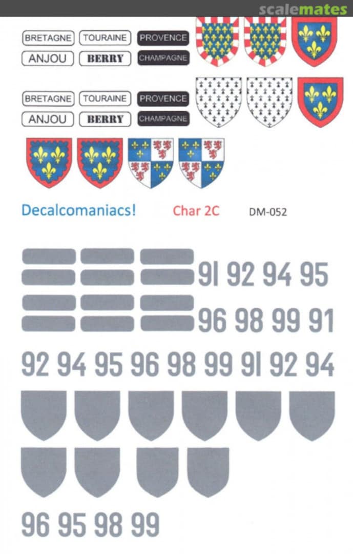 Boxart Char 2C DM-052 Decalcomaniacs! Boxart Char 2C DM-052 Decalcomaniacs!