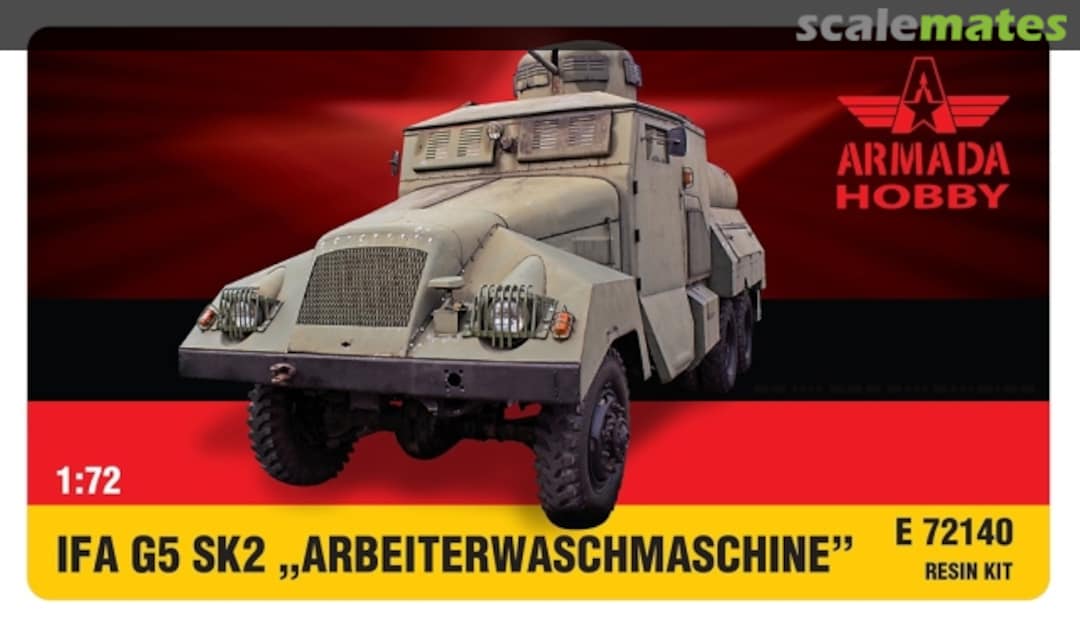 Boxart IFA G5 SK2 "Arbeiterwaschmascine" E72140 Armada Hobby Boxart IFA G5 SK2 "Arbeiterwaschmascine" E72140 Armada Hobby