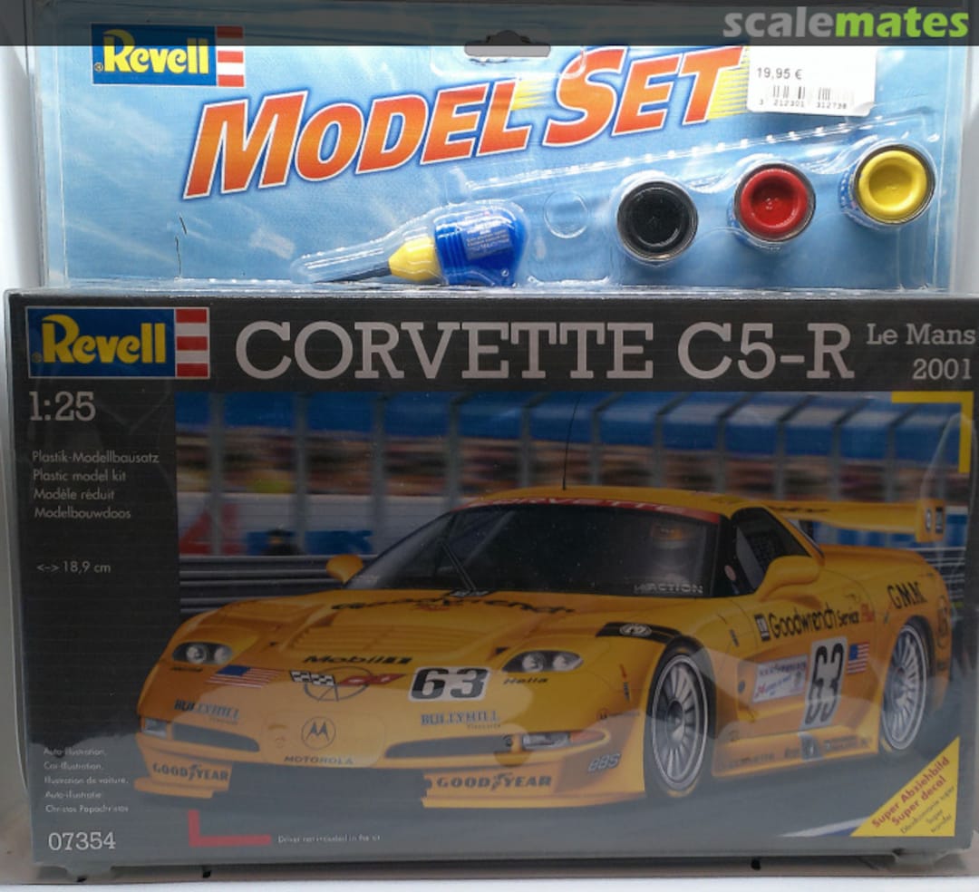 Boxart Corvette C5-R Le Mans 2001 Model Set 67354 Revell Boxart Corvette C5-R Le Mans 2001 Model Set 67354 Revell
