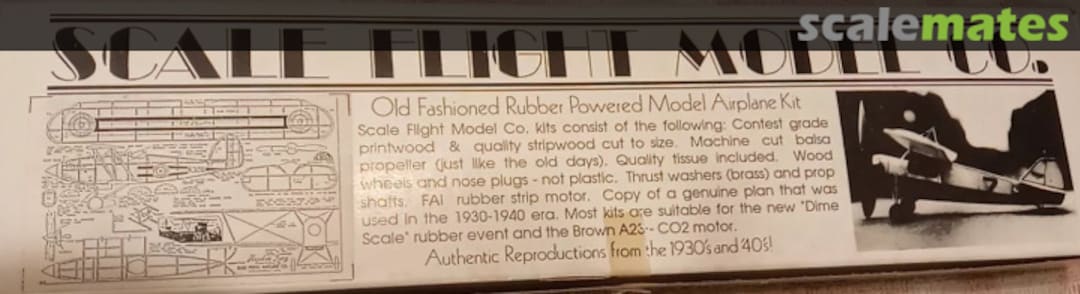 Boxart Hawker Fury 3040 Scale Flight Model Co.