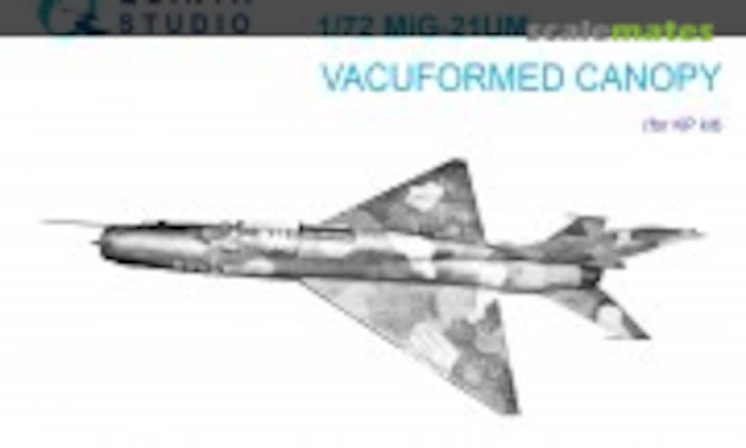 1:72 MiG-21UM Vacuformed Canopy (Quinta Studio QC72009) QC72009