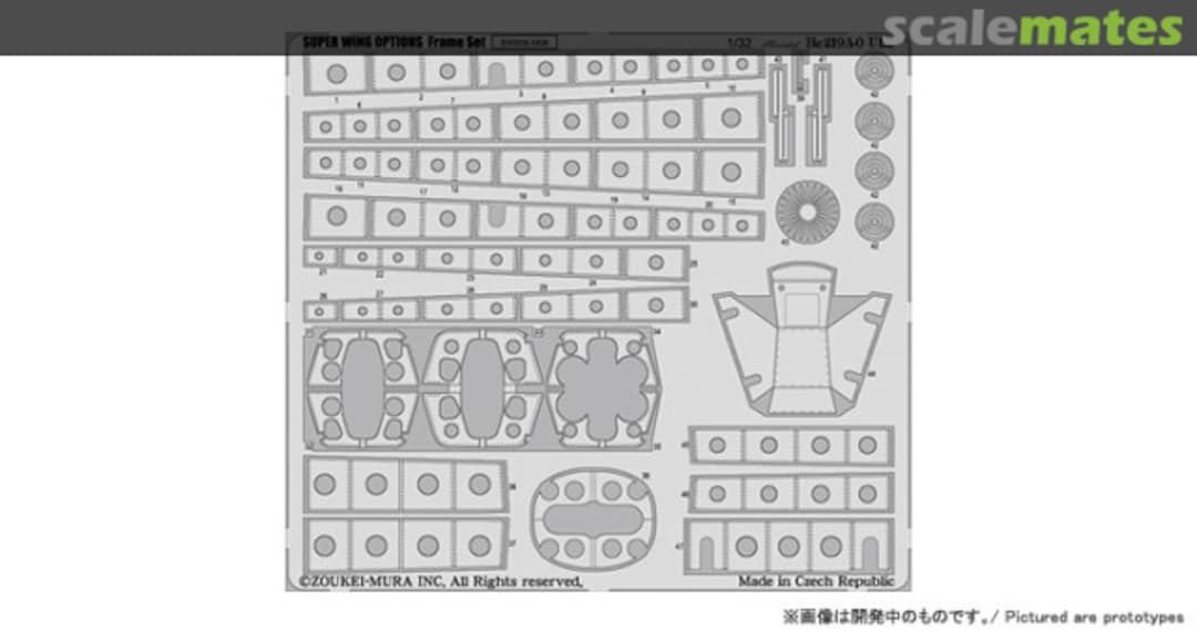 Boxart Photo-Etched Frame Set SWS06-M07 Zoukei-Mura Boxart Photo-Etched Frame Set SWS06-M07 Zoukei-Mura