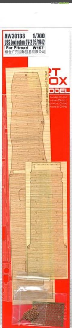 Boxart USS Navy Aircraft Carrier CV-2 Lexington 1942 Wood Deck Seal w/Photo-Etched (for Pit-Road) AW20133 ArtwoxModel Boxart USS Navy Aircraft Carrier CV-2 Lexington 1942 Wood Deck Seal w/Photo-Etched (for Pit-Road) AW20133 ArtwoxModel