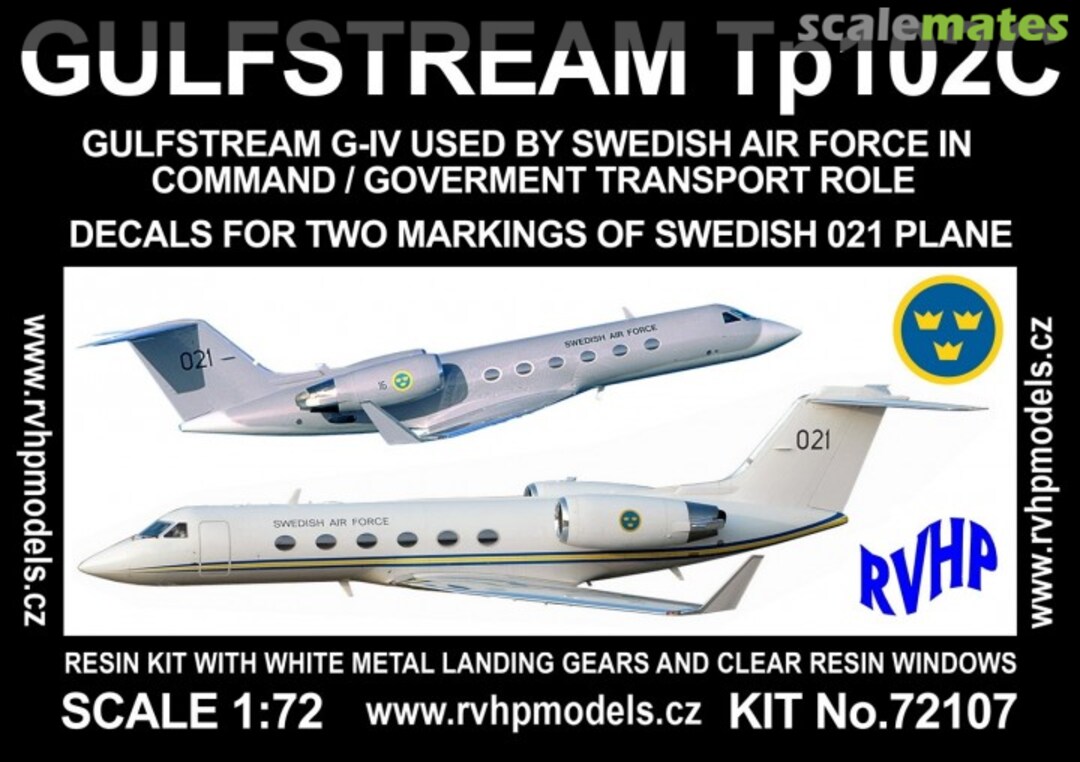 Boxart Gulfstream Tp102C 72107 RVHP Boxart Gulfstream Tp102C 72107 RVHP
