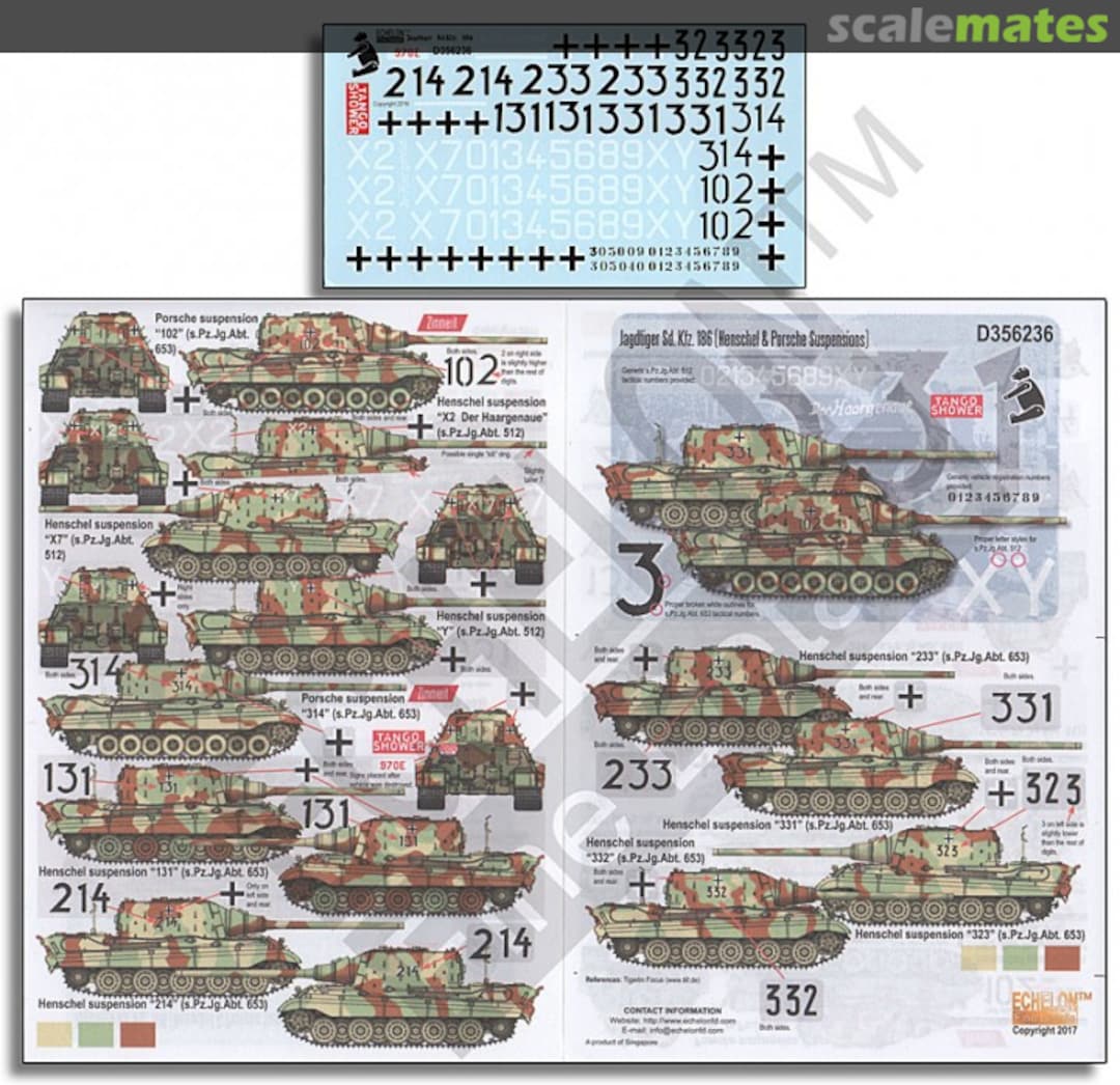 Boxart Jagdtiger Sd Kfz 186 Henschel & Porsche Laufwerk D356236 Echelon Fine Details Boxart Jagdtiger Sd Kfz 186 Henschel & Porsche Laufwerk D356236 Echelon Fine Details