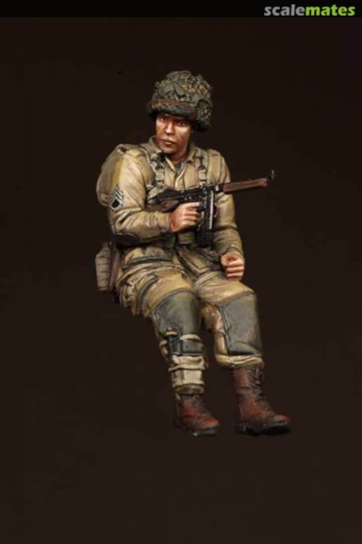 Boxart Sergeant 101st Airborne Division on Sherman. 3587 SOGA Miniatures Boxart Sergeant 101st Airborne Division on Sherman. 3587 SOGA Miniatures