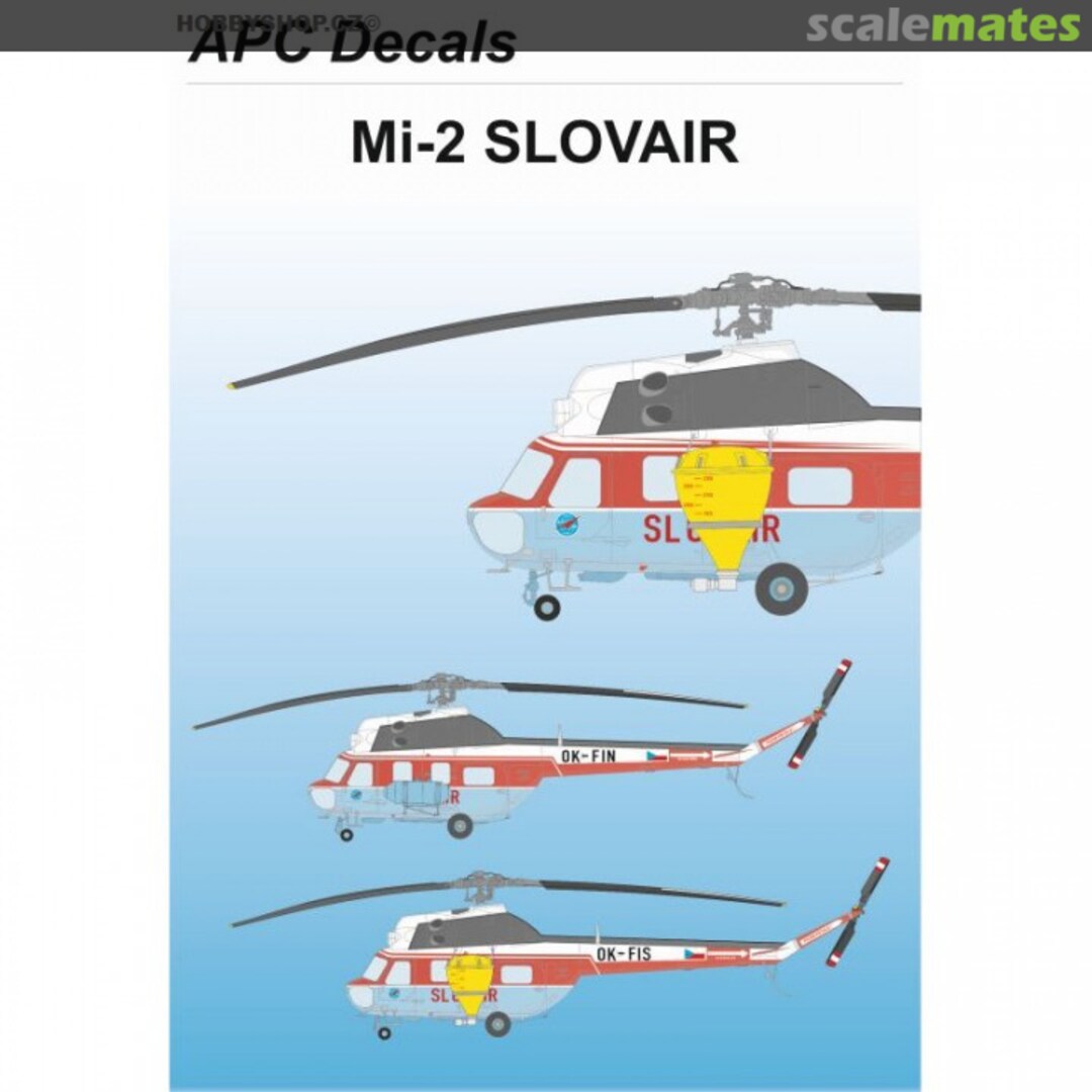 Boxart Mi-2 Slovair APC48137 APC Decals