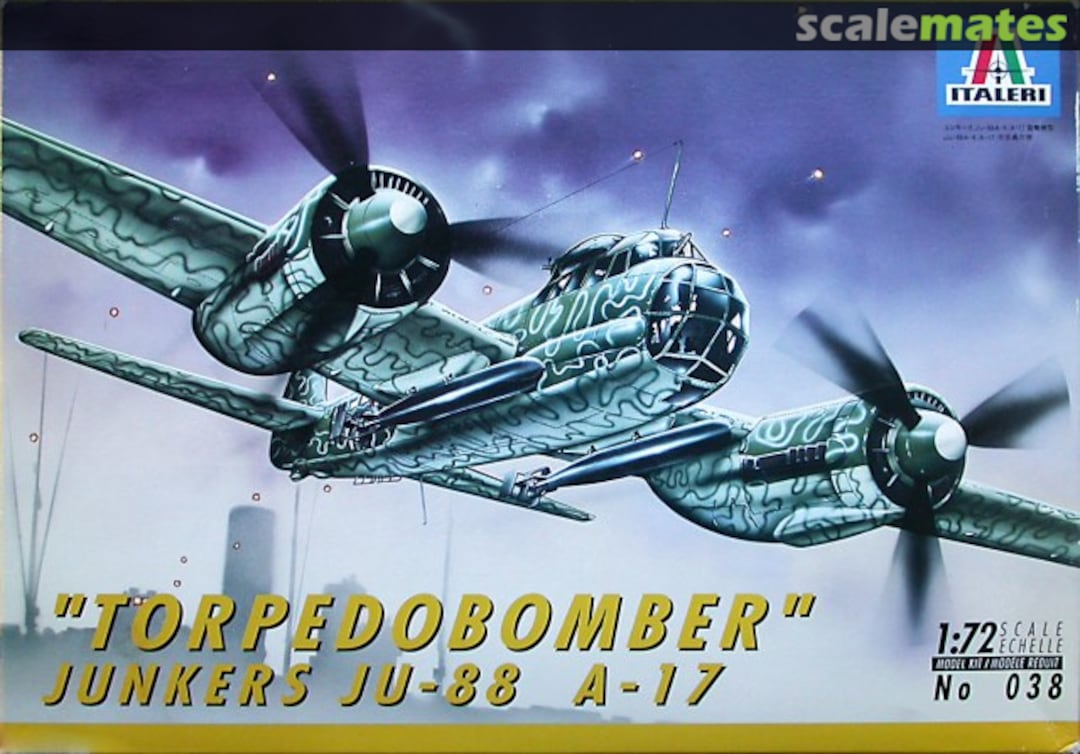 Boxart "Torpedobomber" Junkers Ju-88 A-17 038 Italeri Boxart "Torpedobomber" Junkers Ju-88 A-17 038 Italeri