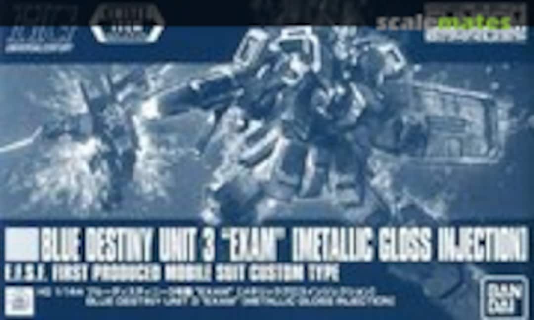 1:144 Blue Destiny Unit 3 &quot;Exam&quot; [Metallic Gloss Injection] (Bandai Spirits 5056746)
