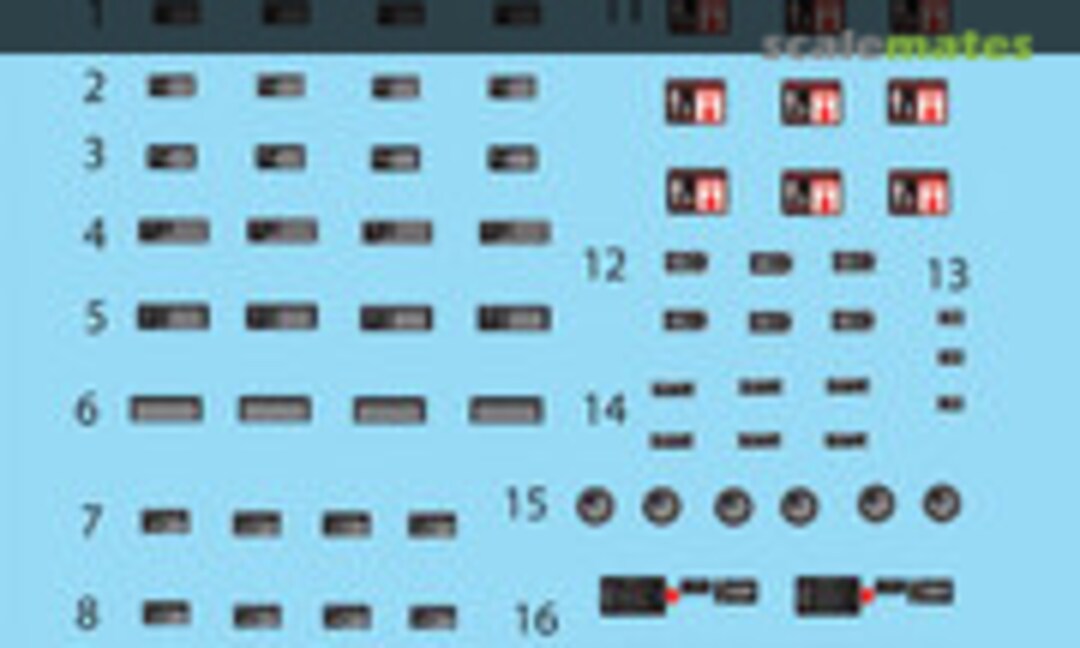 1:32 Junkers Ju-88 External Placards (AIMS 32D028) 32D028