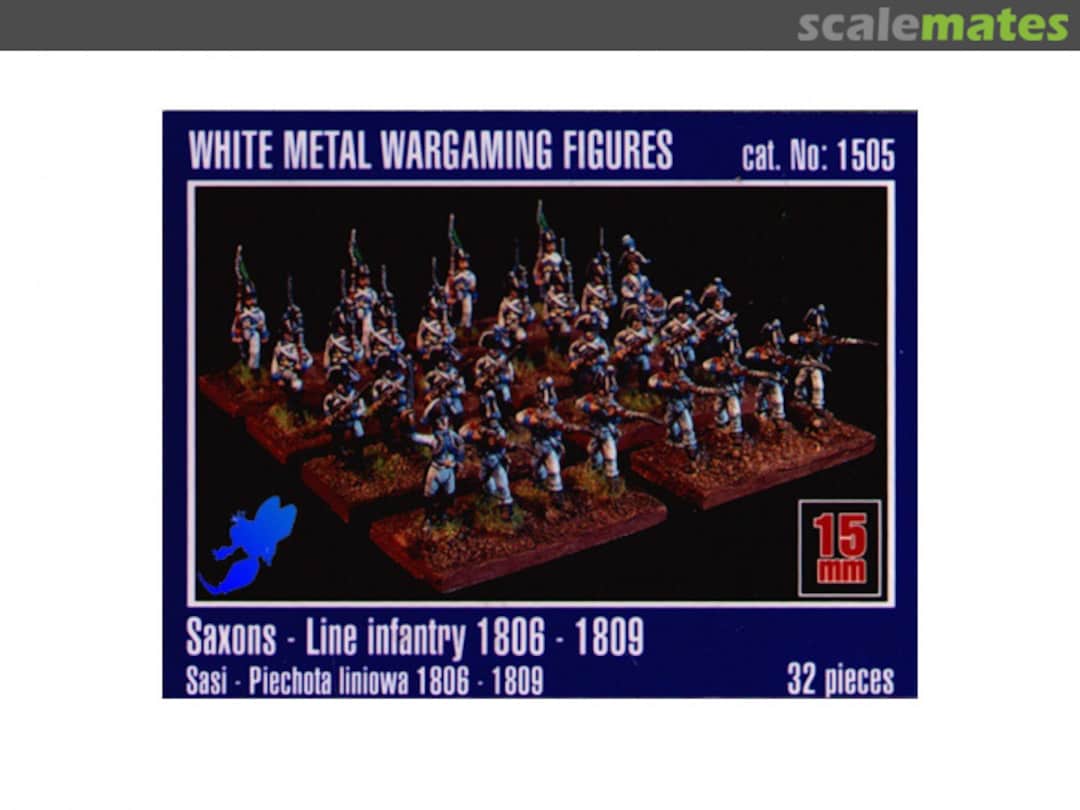 Boxart Saxons - Line infantry 1806-1809 1505 Mirage Hobby Boxart Saxons - Line infantry 1806-1809 1505 Mirage Hobby