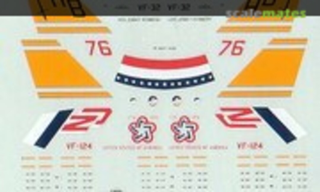 1:144 F-14A Tomcats: VF-143, VF-32, VF-124 (Microscale 14-171) 14-171