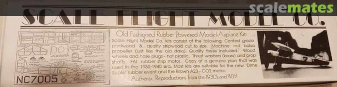 Boxart Fleet Special 1140 Scale Flight Model Co. Boxart Fleet Special 1140 Scale Flight Model Co.