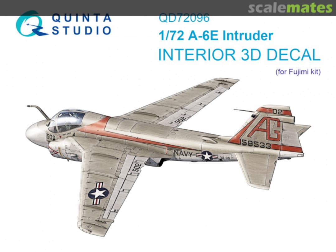 Boxart A-6E Intruder interior 3D decals QD72096 Quinta Studio Boxart A-6E Intruder interior 3D decals QD72096 Quinta Studio