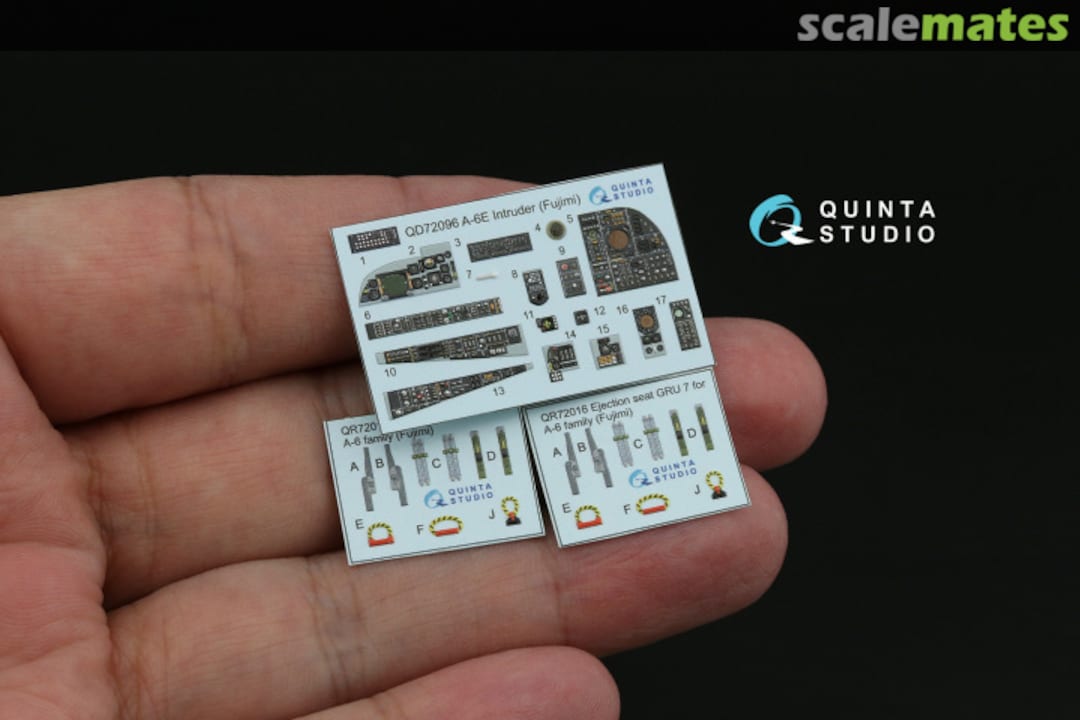 Contents A-6E Intruder interior 3D decals QD72096 Quinta Studio Contents A-6E Intruder interior 3D decals QD72096 Quinta Studio