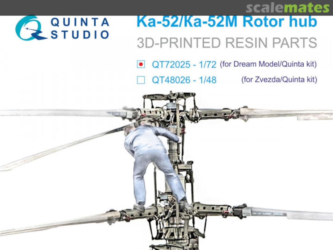Boxart Ka-52/Ka-52M Rotor hub QT72025 Quinta Studio Boxart Ka-52/Ka-52M Rotor hub QT72025 Quinta Studio