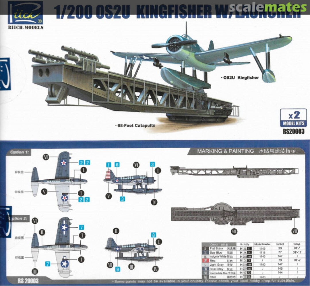 Boxart OS2U Kingfisher RS20003 Riich.Models Boxart OS2U Kingfisher RS20003 Riich.Models