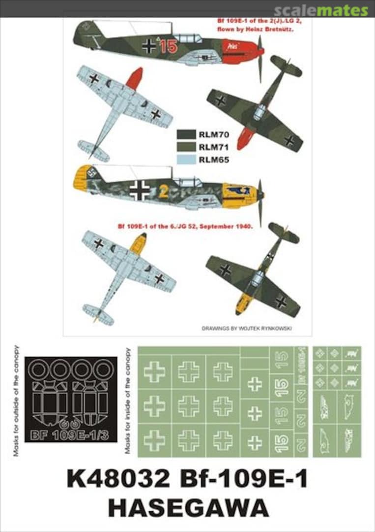 Boxart Bf 109E-1 K48032 Montex Boxart Bf 109E-1 K48032 Montex