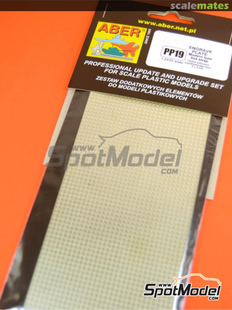 Boxart Engrave Plate Modern Type 5 x 5 Strap PP19 Aber Boxart Engrave Plate Modern Type 5 x 5 Strap PP19 Aber