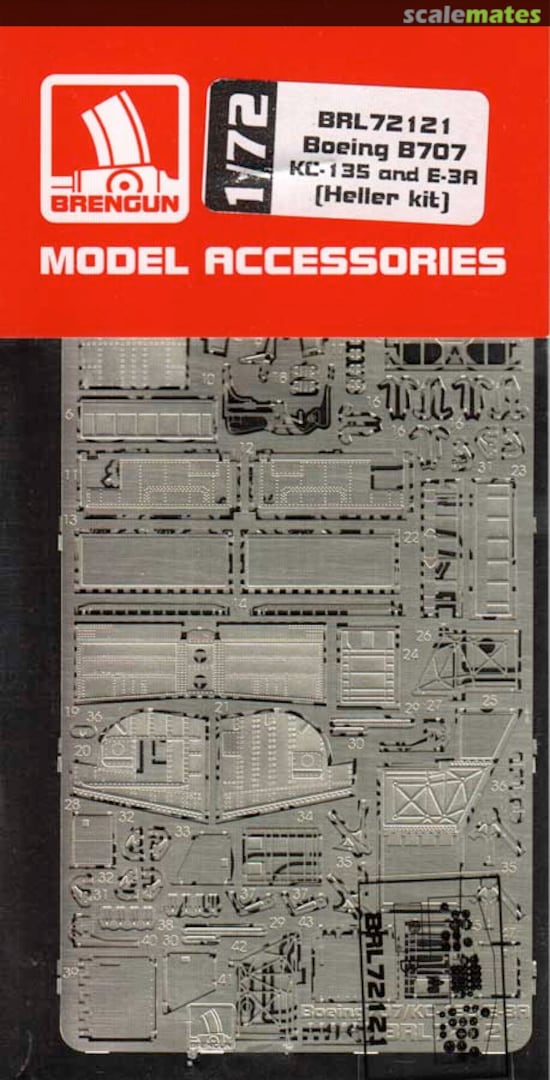 Boxart Boeing B707/KC-135/E-3A - PE Detail Set BRL72121 Brengun Boxart Boeing B707/KC-135/E-3A - PE Detail Set BRL72121 Brengun