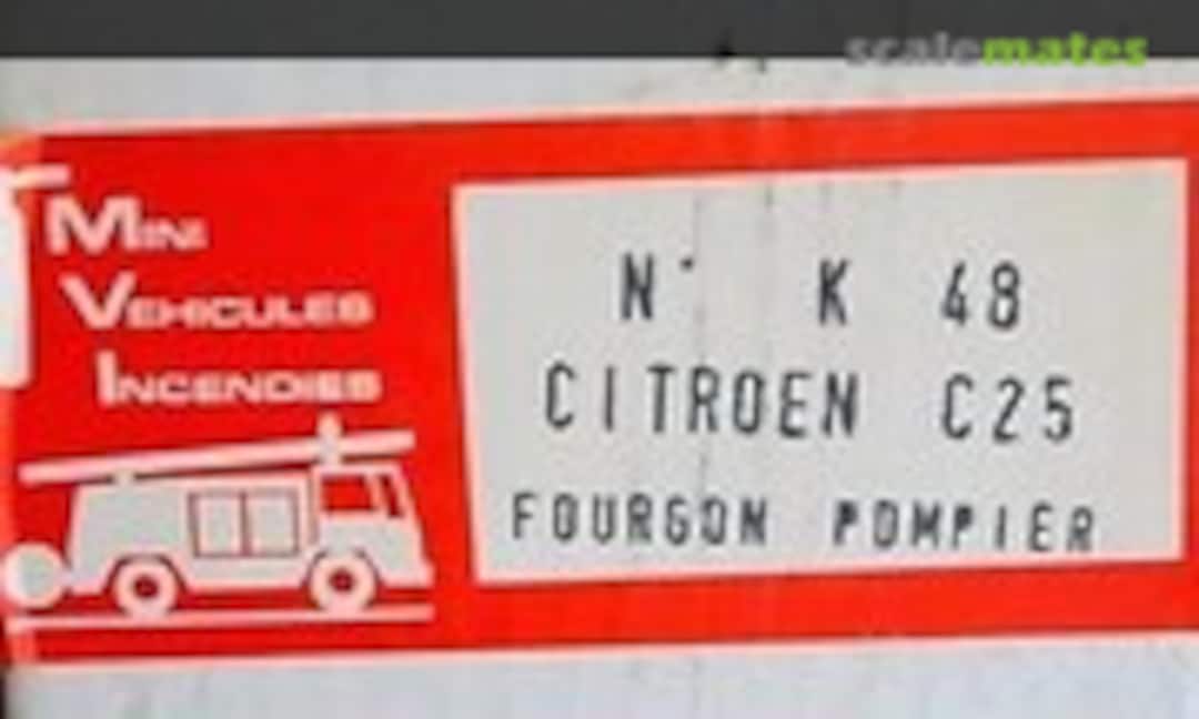 1:43 Citroën C25 (Mini Véhicules Incendies K48) K48