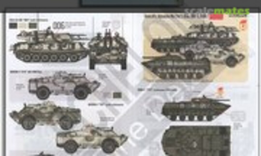 1:35 Soviet AFVs Afghanistan Pt 3 Shilka,BMD1, BRDM2 (Echelon Fine Details D356228) D356228