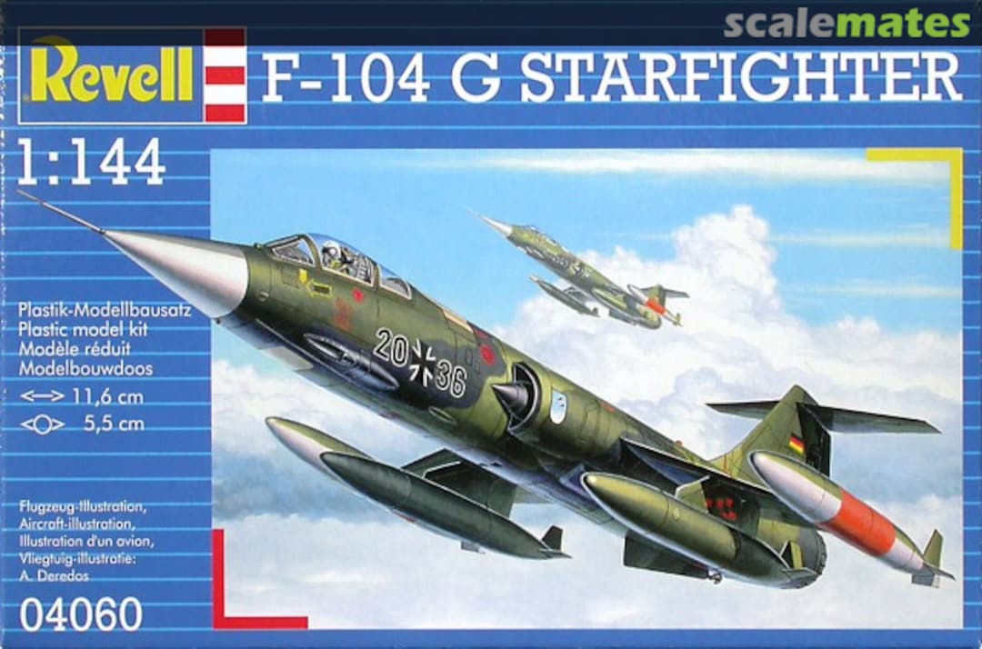 Boxart F-104 G Starfighter 04060 Revell Boxart F-104 G Starfighter 04060 Revell
