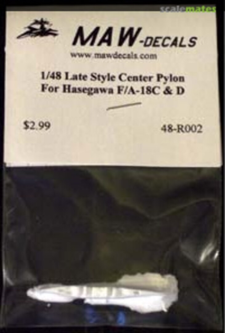 Boxart Late Style Center Pylon 48-R002 MAW-Decals Boxart Late Style Center Pylon 48-R002 MAW-Decals
