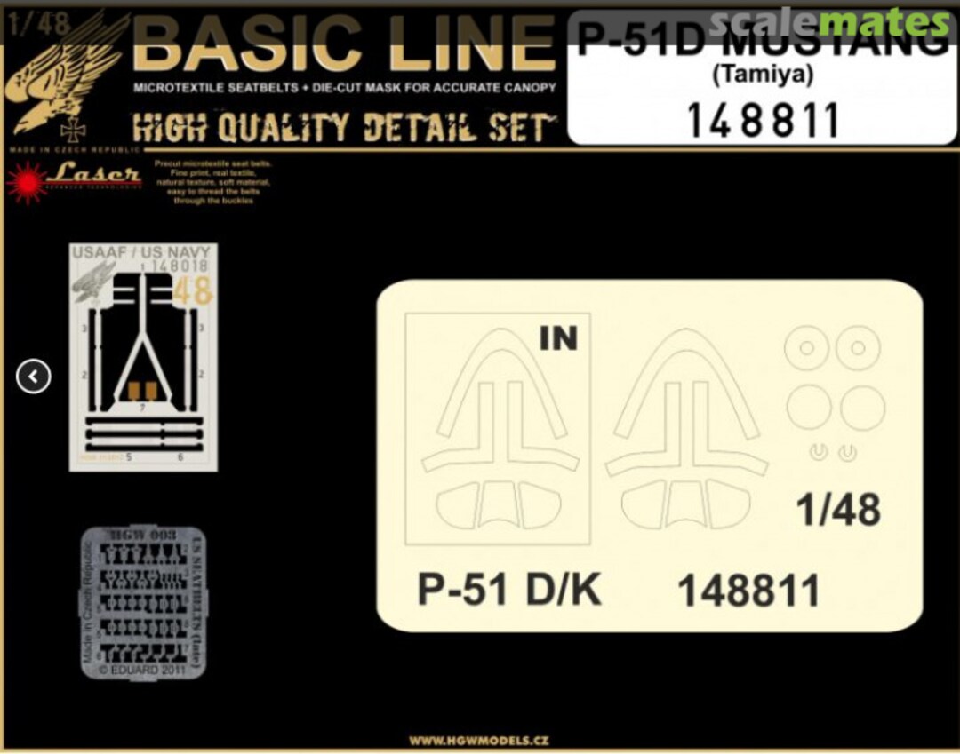 Boxart North-American P-51D Mustang 148811 HGW Models Boxart North-American P-51D Mustang 148811 HGW Models