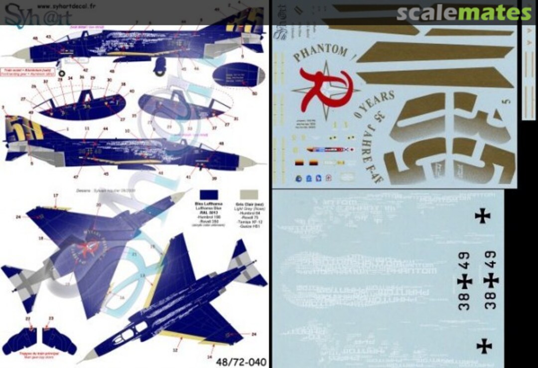 Boxart McDonnell Douglas F-4F Phantom II 48-040 Syhart Boxart McDonnell Douglas F-4F Phantom II 48-040 Syhart