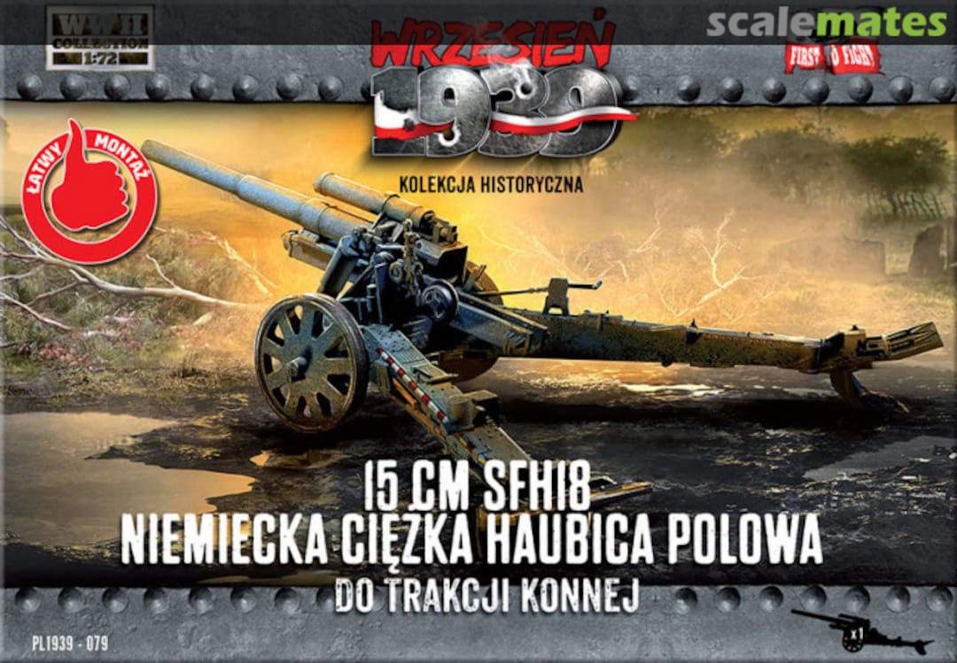 Boxart 15cm heavy field howitzer sFH 18 PL1939-079 First to Fight Boxart 15cm heavy field howitzer sFH 18 PL1939-079 First to Fight
